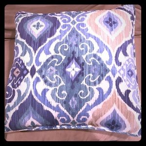 2 Medium Turquoise Multi-Blue Throw/Accent Pillows